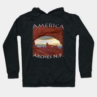 America - Utah - Arches National Park, Turret Arch Hoodie